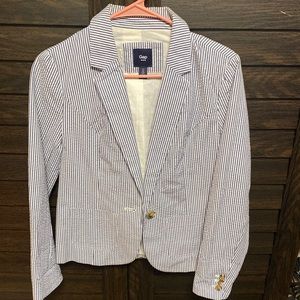 Women’s striped blazer